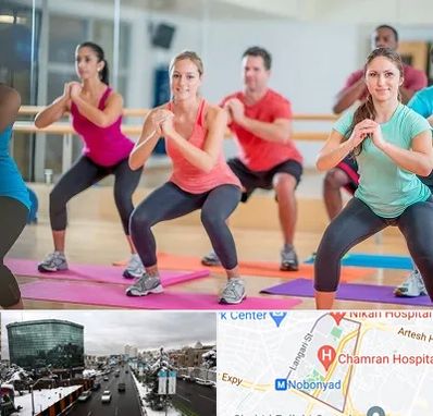 باشگاه ایروبیک در اقدسیه