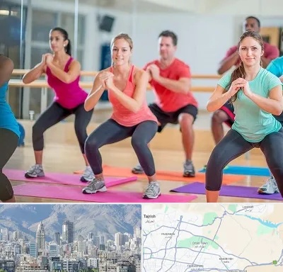 باشگاه ایروبیک در شمال شرق تهران