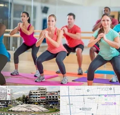 باشگاه ایروبیک در مرکز تهران