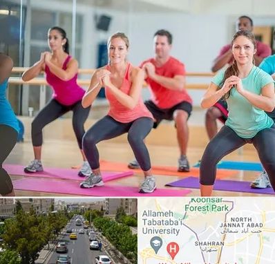 باشگاه ایروبیک در شهران 