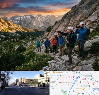 باشگاه کوهنوردی در خیابان ملاصدرا شیراز 