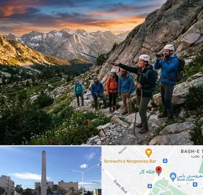 باشگاه کوهنوردی در فلکه گاز شیراز 
