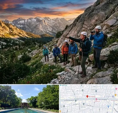 باشگاه کوهنوردی در هشت بهشت اصفهان 