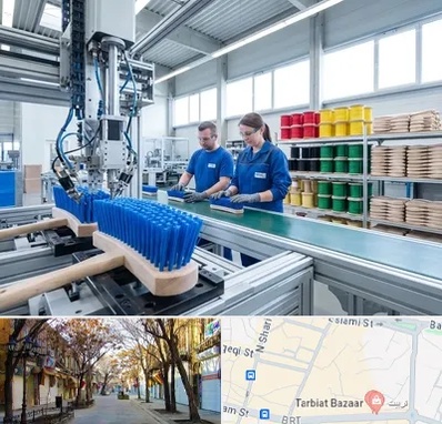 تولید فرچه و برس در تربیت تبریز 