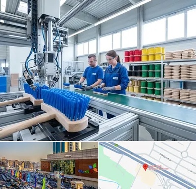 تولید فرچه و برس در لاله پارک تبریز 