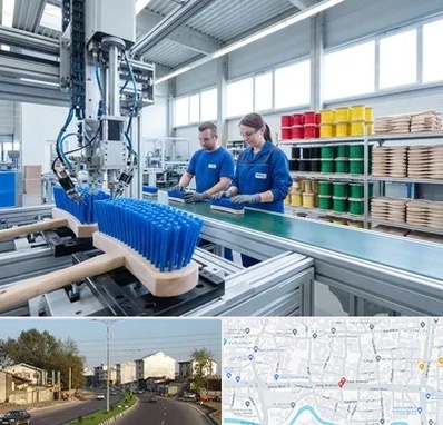 تولید فرچه و برس در ضیابری رشت 