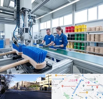 تولید فرچه و برس در خیابان ملاصدرا شیراز 