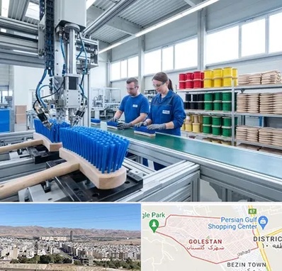 تولید فرچه و برس در شهرک گلستان شیراز 