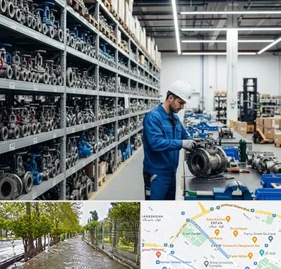 شیرآلات صنعتی در خیابان ارم شیراز 