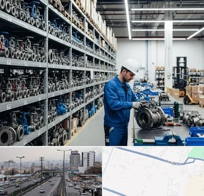 شیرآلات صنعتی در بلوار ارتش