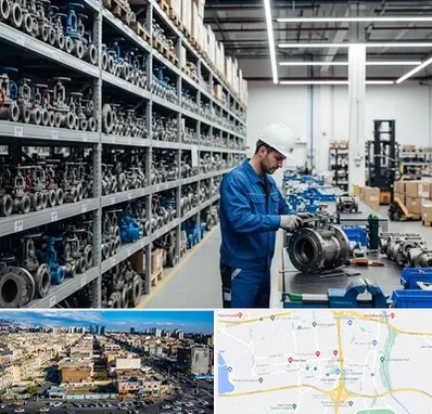 شیرآلات صنعتی در شهرک راه آهن