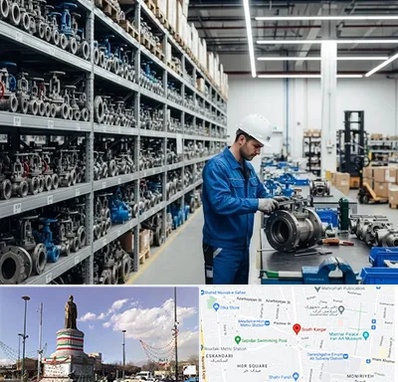 شیرآلات صنعتی در کارگر جنوبی 