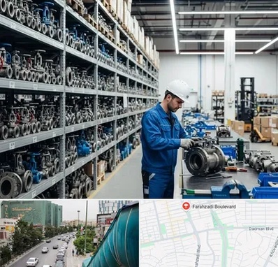 شیرآلات صنعتی در بلوار فرحزادی 