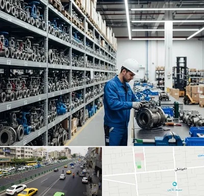 شیرآلات صنعتی در خیابان دامپزشکی