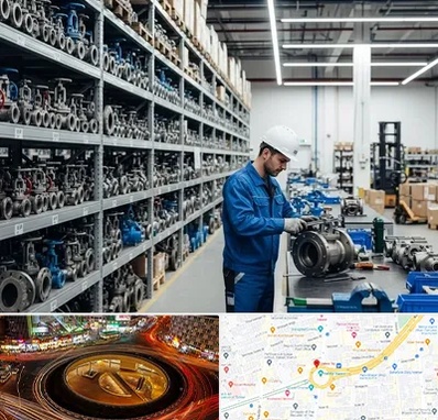 شیرآلات صنعتی در میدان ولیعصر