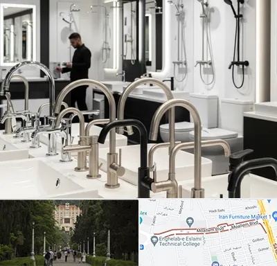 شیرآلات و تجهیزات بهداشتی در بلوار معلم رشت