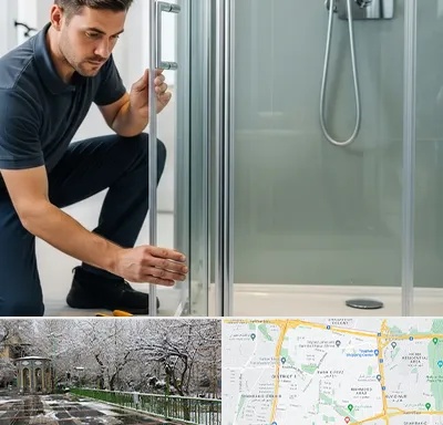فروش کابین دوش در باغ فیض