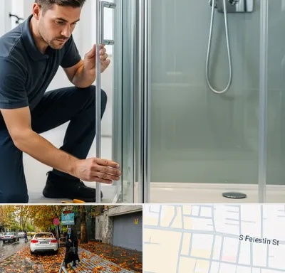 فروش کابین دوش در خیابان فلسطین