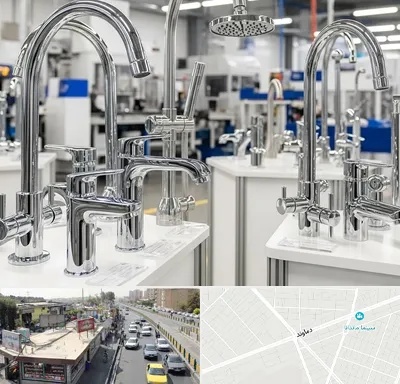 تولیدی شیرآلات در خیابان دماوند