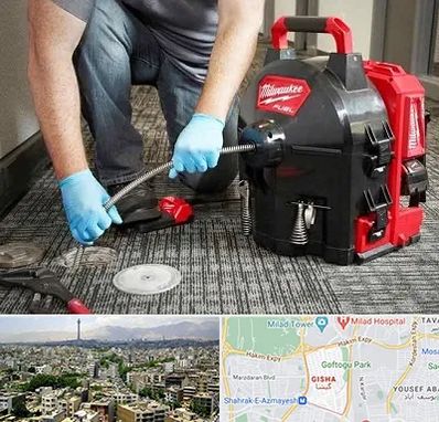 لوله بازکنی در گیشا