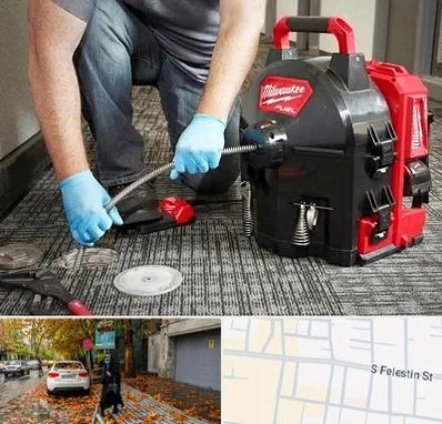 لوله بازکنی در خیابان فلسطین