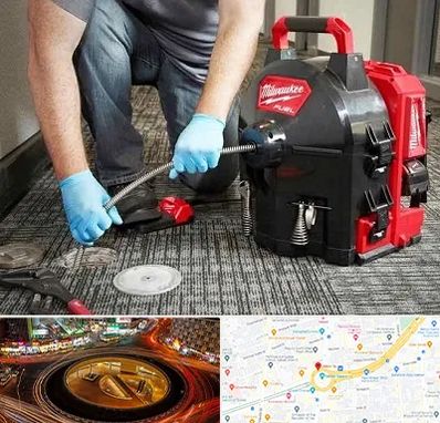 لوله بازکنی در میدان ولیعصر