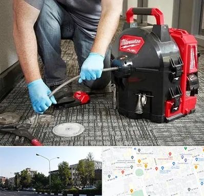 لوله بازکنی در میدان کاج