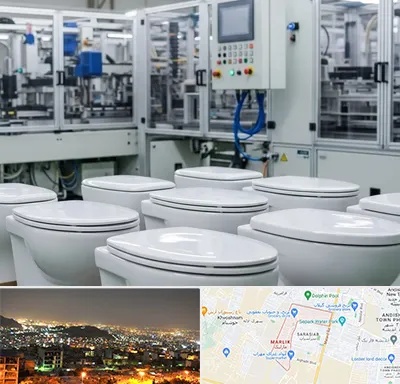 تولیدی توالت فرنگی در مارلیک کرج