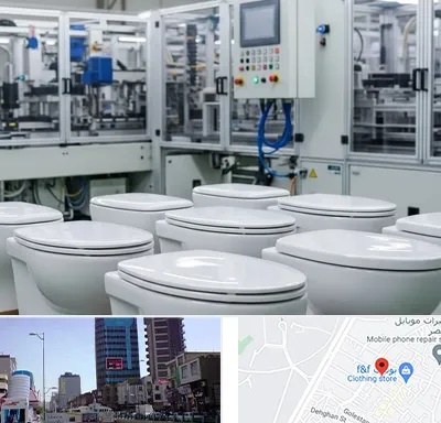 تولیدی توالت فرنگی در چهارراه طالقانی کرج