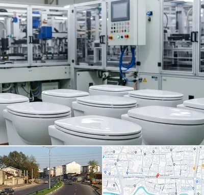 تولیدی توالت فرنگی در ضیابری رشت