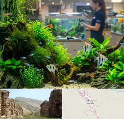 اکواریوم و آبزیان در مسجد سلیمان
