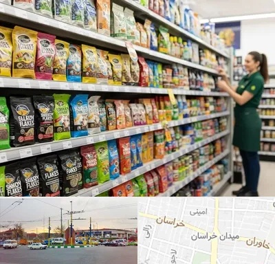 فروش غذای ماهی در میدان خراسان