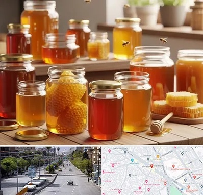 فروش عسل در خیابان زند شیراز 