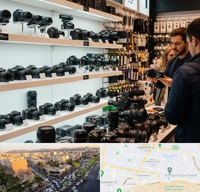 فروش دوربین عکاسی و فیلمبرداری در تهرانپارس