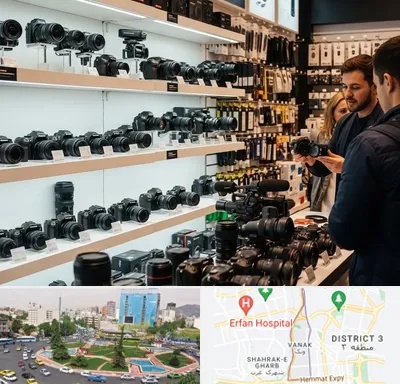 فروش دوربین عکاسی و فیلمبرداری در ونک