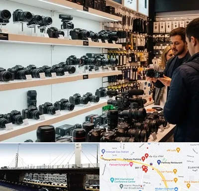 فروش دوربین عکاسی و فیلمبرداری در پارک وی