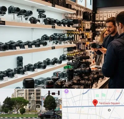 فروش دوربین عکاسی و فیلمبرداری در میدان فردوسی تهران