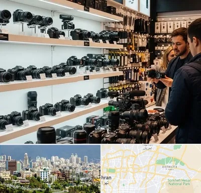 فروش دوربین عکاسی و فیلمبرداری در شرق تهران