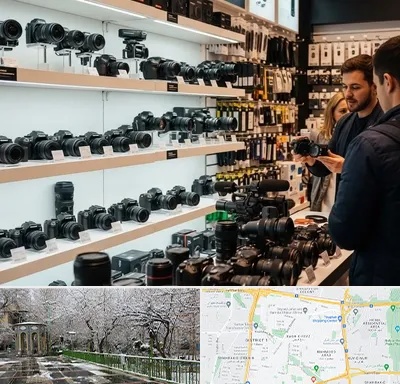 فروش دوربین عکاسی و فیلمبرداری در باغ فیض