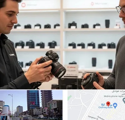 فروش دوربین کانن در چهارراه طالقانی کرج