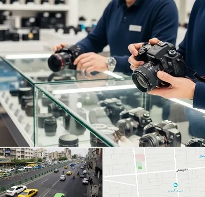 فروش دوربین دست دوم در خیابان دامپزشکی