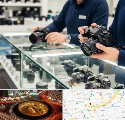 فروش دوربین دست دوم در میدان ولیعصر
