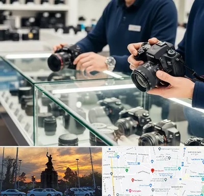 فروش دوربین دست دوم در میدان حر