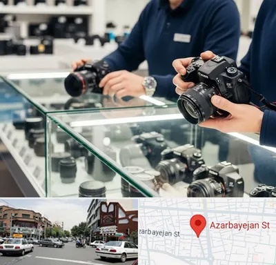 فروش دوربین دست دوم در خیابان آذربایجان