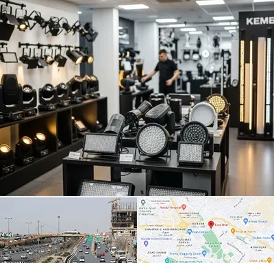 فروش تجهیزات نورپردازی در بلوار توس مشهد