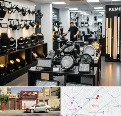 فروش تجهیزات نورپردازی در باجک قم