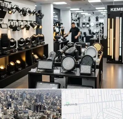فروش تجهیزات نورپردازی در جیحون