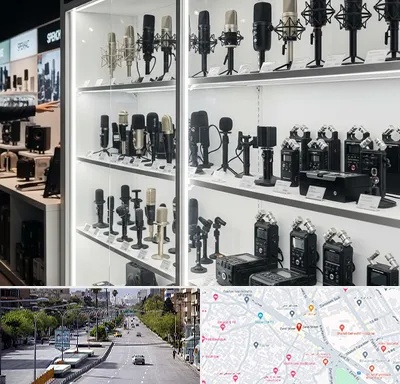 فروش میکروفون در خیابان زند شیراز