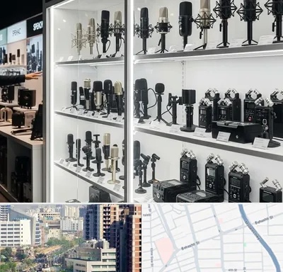 فروش میکروفون در خیابان بهشتی