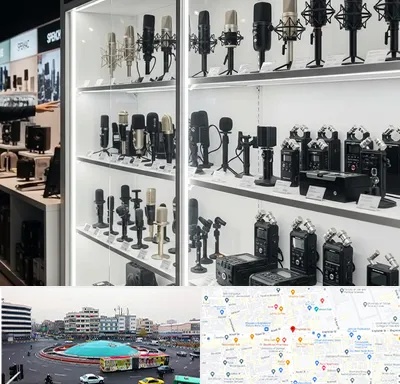 فروش میکروفون در میدان انقلاب